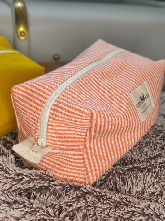Trousse de toilette - Amor&Lia-Trousse de toilette-Jaune moutarde--Trousse de toilette
